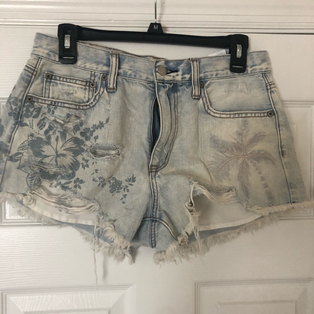 American eagle high rise cutoff shorts